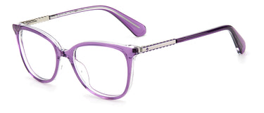 Youth Girls Kate Spade Eyeglasses: Tahlia - Violet(2) SpecSMART Eye Clinic (Diagonal View)